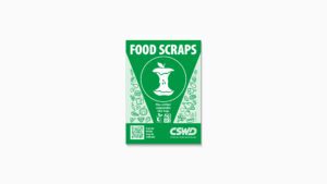 CSWD Food Scraps Bucket Sticker