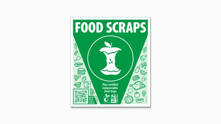 CSWD Food Scraps Cart Sticker